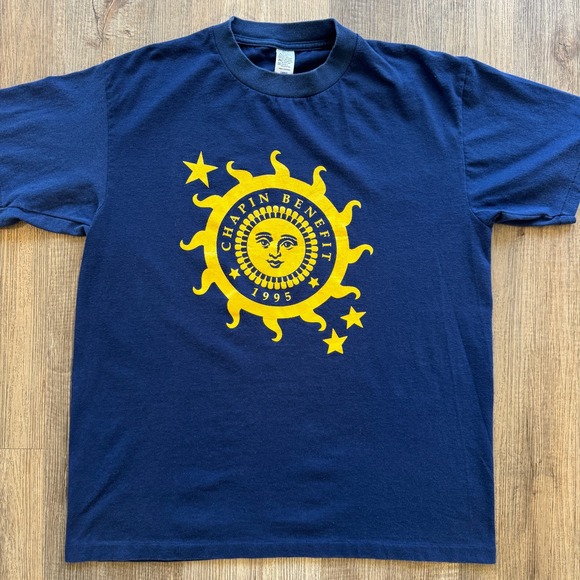 Vintage 1995 Chapin Benefit T-Shirt Harry Chapin Why Hunger - Picture 3 of 7